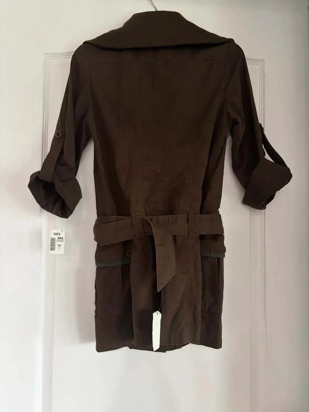 Murmur Brown Cotton Utility Jacket Style No. 3358